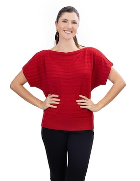 Blusa Nautica manga corta para mujer