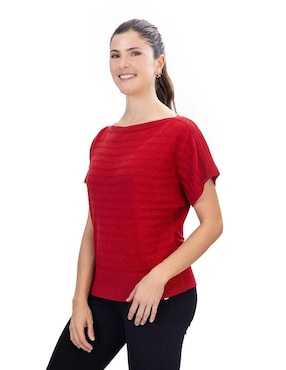 Blusa Nautica manga corta para mujer