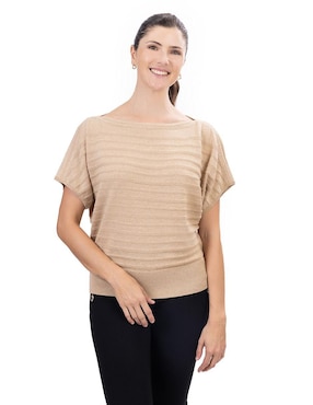Blusa Nautica manga corta para mujer