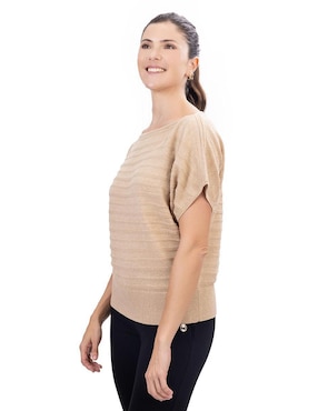 Blusa Nautica manga corta para mujer