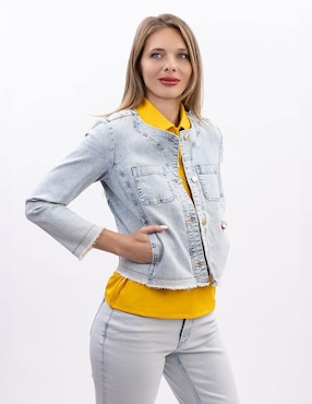 Chamarra denim Nautica de mezclilla para mujer