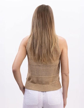 Top Nautica cuello redondo tirante ancho