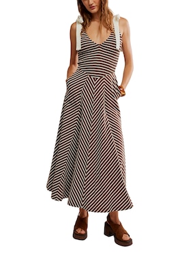 Vestido largo casual Free People para mujer