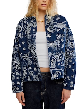 Chamarra denim Free People para mujer