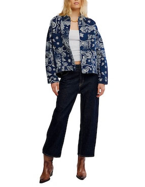 Chamarra denim Free People para mujer