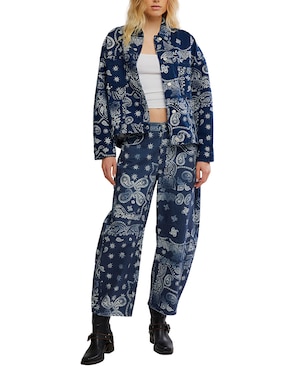 Chamarra denim Free People para mujer