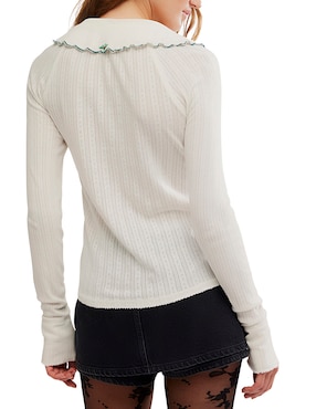Blusa Free People manga larga para mujer