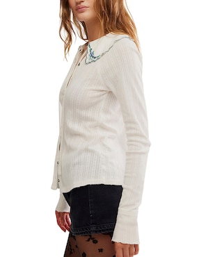 Blusa Free People manga larga para mujer