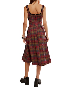 Vestido midi casual Free People para mujer