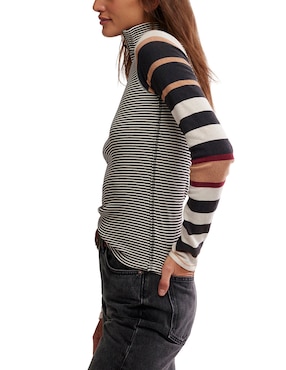 Blusa Free People manga larga para mujer