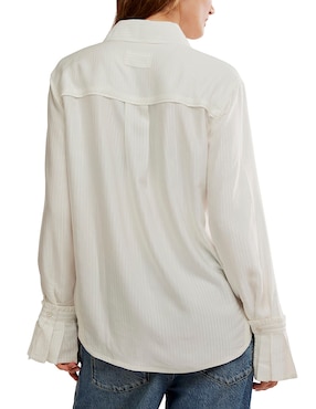 Blusa Free People manga larga para mujer