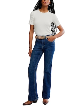 Jeans straight Free People para mujer