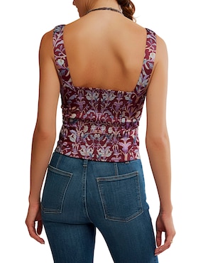 Top Free People escote medio tirante ancho