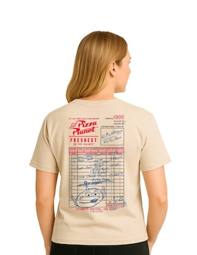 Playera manga corta Toy Story Toy Story cuello redondo para mujer