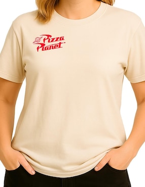 Playera manga corta Toy Story Toy Story cuello redondo para mujer