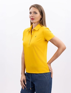 Playera tipo polo Nautica para mujer