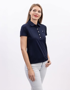 Playera tipo polo Nautica para mujer