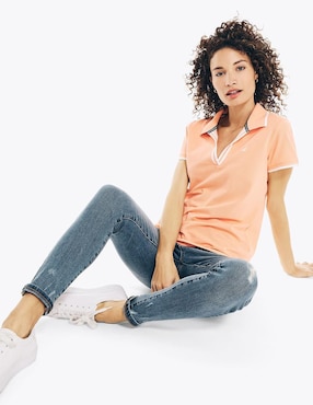 Playera tipo polo Nautica para mujer