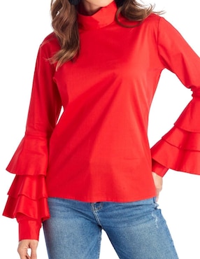 Blusa Beatriz Meade manga larga para mujer
