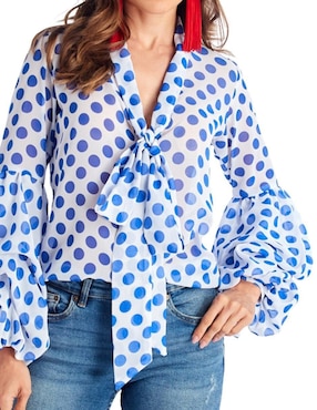 Blusa Beatriz Meade manga larga para mujer