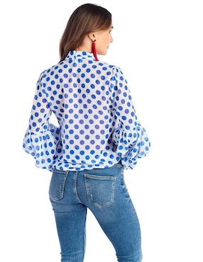 Blusa Beatriz Meade manga larga para mujer