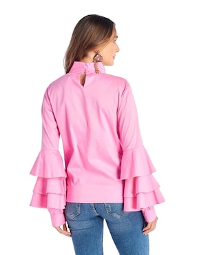 Blusa Beatriz Meade manga larga para mujer