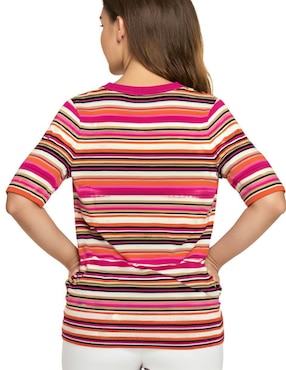 Blusa Nautica manga al codo para mujer