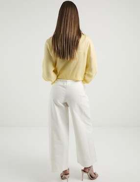 Pantalón coulotte Kur.Kuma amplio para mujer