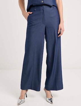 Pantalón coulotte Kur.Kuma amplio para mujer