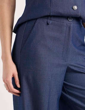 Pantalón coulotte Kur.Kuma amplio para mujer