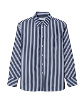Camisa Lacoste de algodón manga larga para mujer