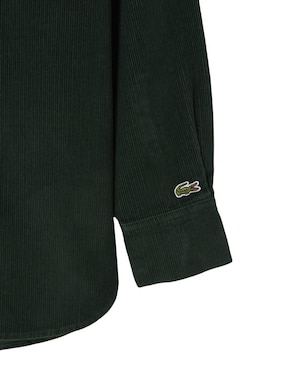 Sobrecamisa Lacoste de pana manga larga para mujer