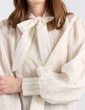Blusa Kur.Kuma manga larga para mujer