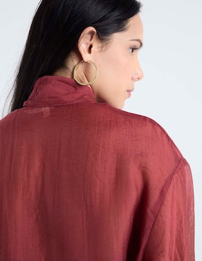 Blusa Kur.Kuma manga larga para mujer