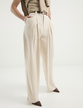 Pantalón coulotte Kur.Kuma amplio para mujer