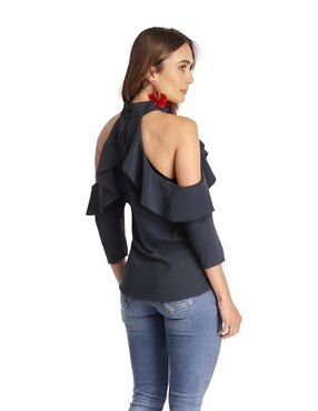 Blusa Beatriz Meade manga 3/4 para mujer