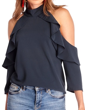 Blusa Beatriz Meade manga 3/4 para mujer
