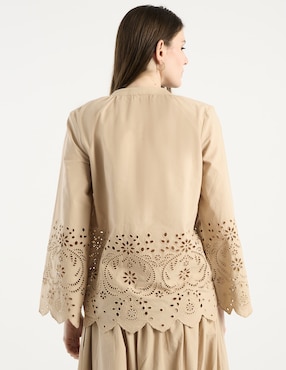 Blusa Kur.Kuma manga larga para mujer