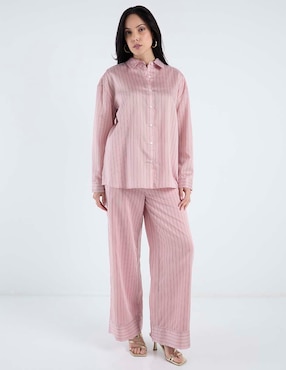 Blusa camisera Kur.Kuma manga larga para mujer