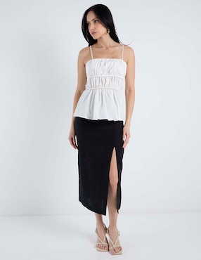 Blusa de tirantes Kur.Kuma para mujer