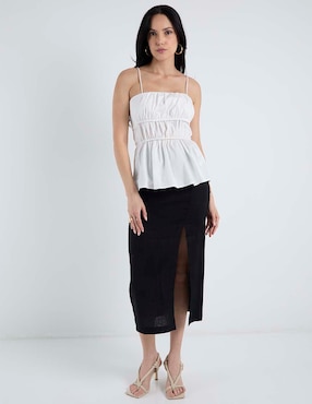 Blusa de tirantes Kur.Kuma para mujer