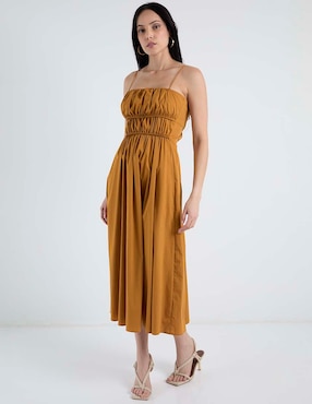 Vestido crop casual Kur.Kuma para mujer