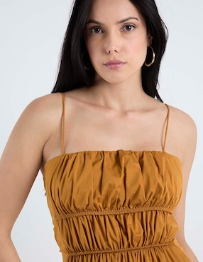 Vestido crop casual Kur.Kuma para mujer