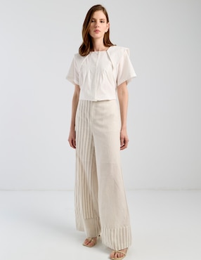 Pantalón coulotte Kur.Kuma straight para mujer
