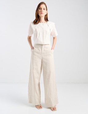 Pantalón coulotte Kur.Kuma straight para mujer