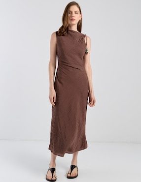 Vestido crop casual Kur.Kuma para mujer
