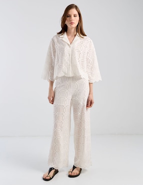 Blusa Kur.Kuma manga 3/4 para mujer