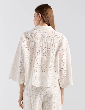 Blusa Kur.Kuma manga 3/4 para mujer