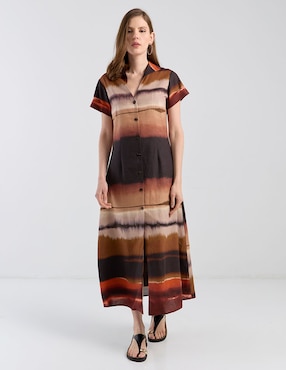Vestido crop casual Kur.Kuma para mujer