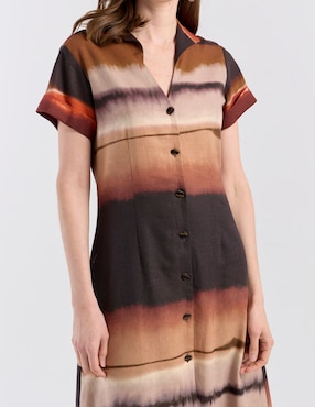 Vestido crop casual Kur.Kuma para mujer
